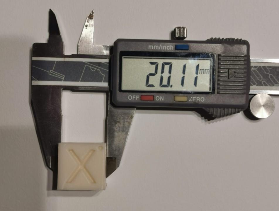 Calibração rápida de impressora 3D 