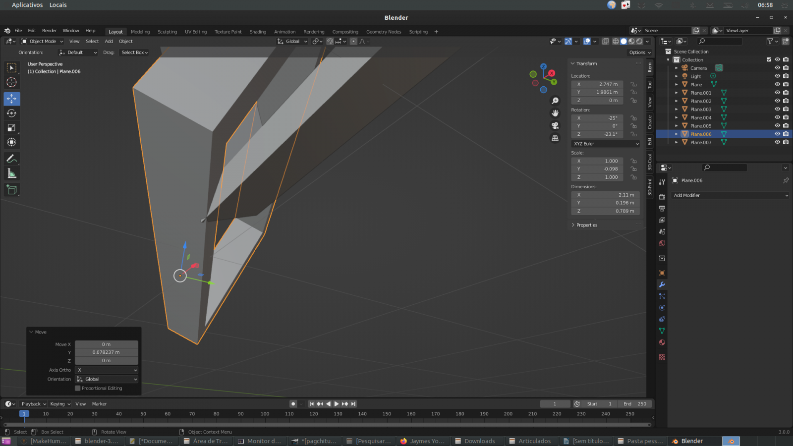 Como fazer uma corrente impressa em 3D com o Blender!